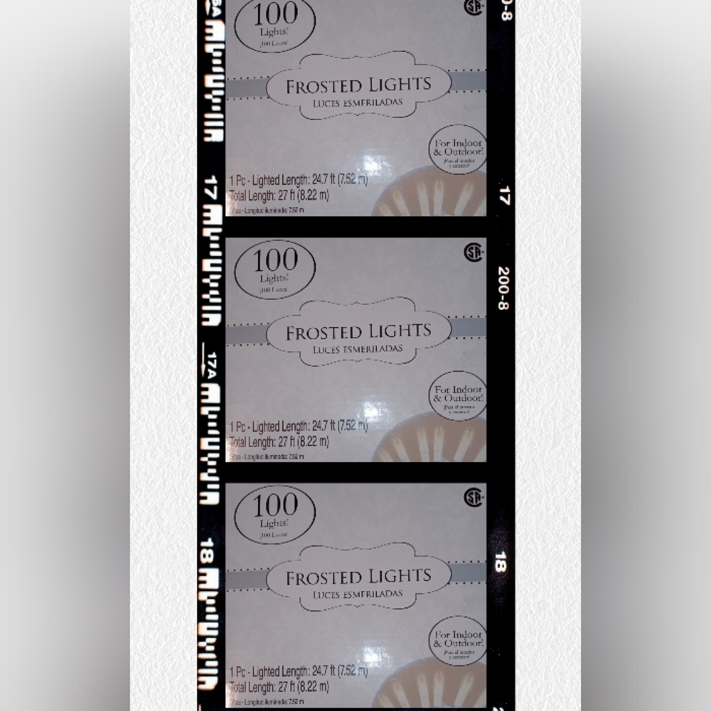 NIB 3 Sets of 100 Frosted Lights